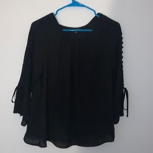 Button Sleeve Blouse